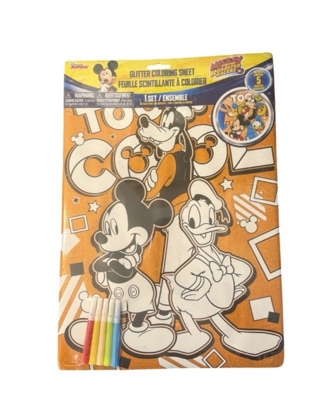 Disney Mickey Mouse Art Poster with Markers
